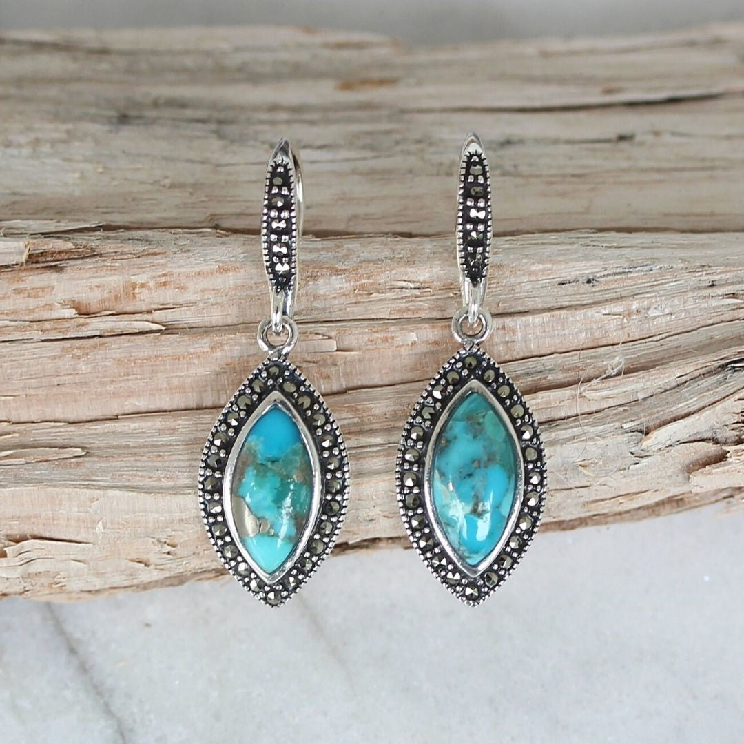 SEMI PRECIOUS EARRINGS - STERLING SILVER DESIGNS