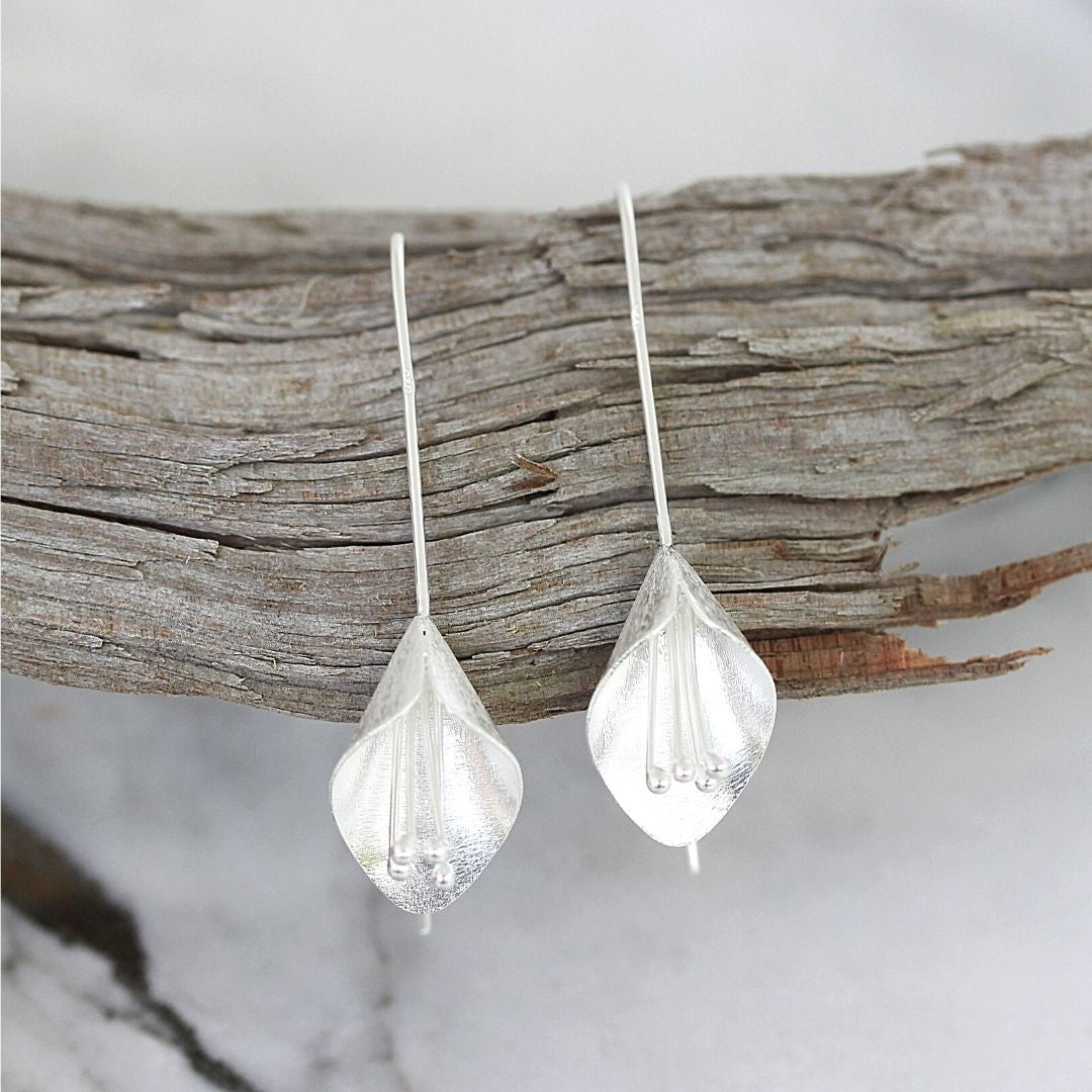 PLAIN SILVER EARRINGS - STERLING SILVER DESIGNS